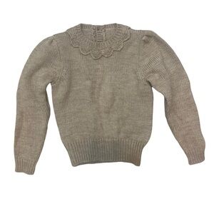 Hand knitted sweater size 7